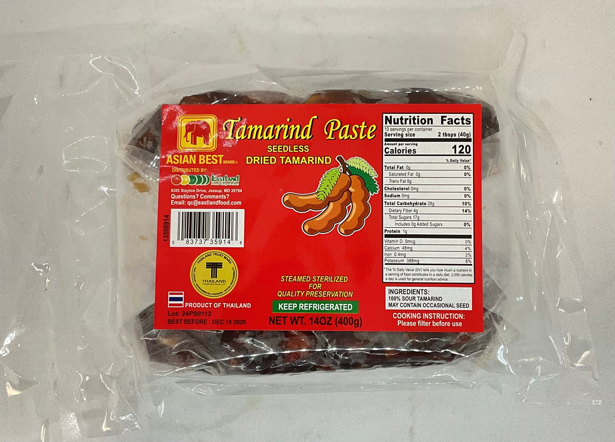 Asian Best Brand Seedless Dried Tamarind Paste (မန် ကျည်း သီး အနှစ ...