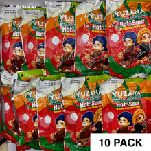 Yuzana Tea Salad Individual - Hot & Sour  (10) Pkgs (ယုဇနအသင့်စား ချဉ် စပ် လက်ဖက်ထုတ်အသေး(၁၀)ထုတ်တွဲ - Myanmar Food USA
