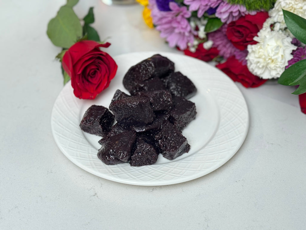 Myanmar Rice Cake Ei San’s Black Sticy Rice Cake (မုန့် က လယ် မဲ) – Myanmar Food USA