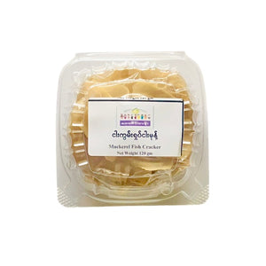 May Htate Tan Rakhine Fish Cracker (မေထိပ် တန်း ငါး ကွန်း ရှပ် ငါး မုန့်)