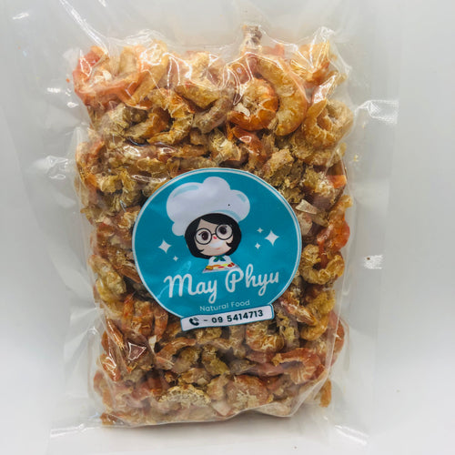 May Phyu Dried Shrimp (ဖျာပုံသဘာဝ ပုဇွန်ခြောက် အကောင် ကြီး)