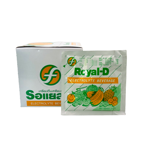 Royal- D (Electrolyte Beverage) 10pks ရိုင် ရယ် ဒီ သီး စုံ အား ဖြည့် အချို ရည် အမှုန့်) 10pks