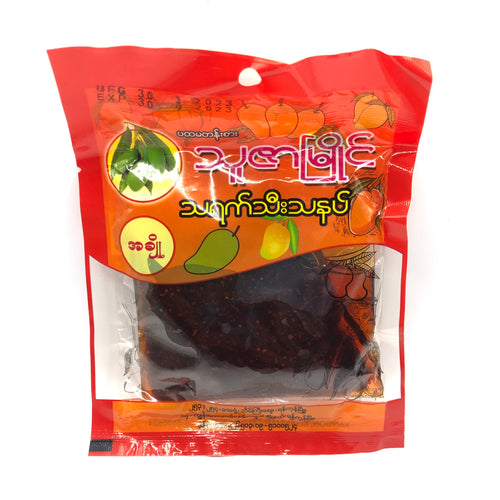 Thu Zar Myaing Pickle Mango (Sweet) (သူ ဇာ မြိုင် သရက် သီး အ ချို သနပ် အထုတ်သေး)
