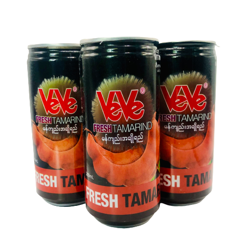 VeVe Fresh Tamarind Juice 3 cans (မန်ကျည်းအချိုရည်)