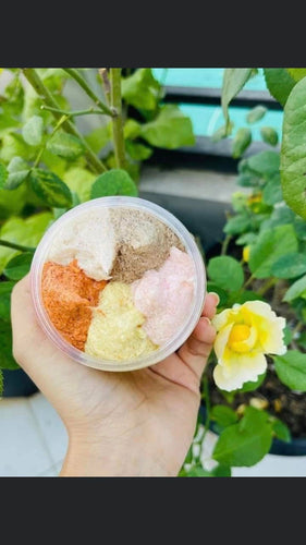 Mya Kyi Thar Mixed Sandal Wood for Shower Scrub ( မြ ကြည် သာ နံ့ သာ ငါး မျိုး