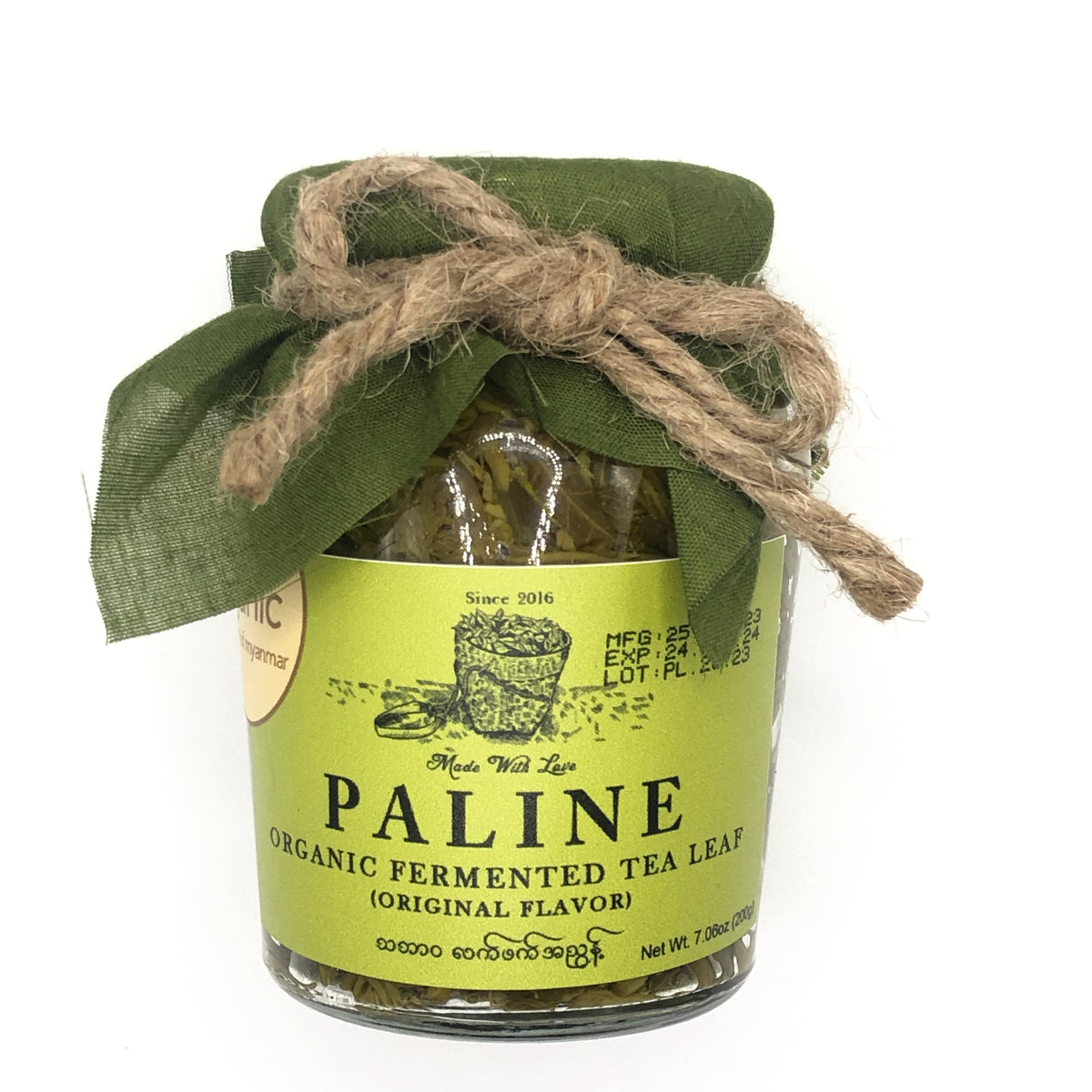 Paline Organic Fermented Tea Leaves Without Sesame - Original Flavor(ပ ...