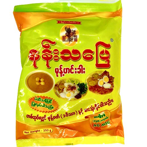 Nan Tha Pyay Mohingha Paste ( နန်း သ ပြေ မုန့် ဟင်း ခါး အ နှစ် ထုတ် ကြီး 350 gm**)