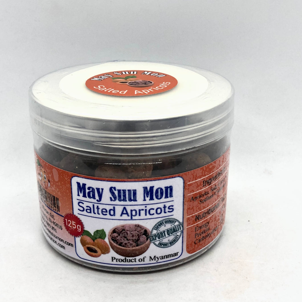 May Suu Mon Salted Apricots (ဆား ငံ သီး)