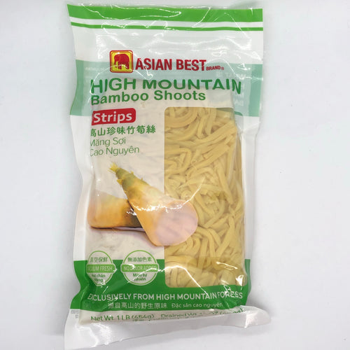 Asian Best High Mountain Baby Bamboo Shoot Strips (တောင် ပေါ် မျှစ် နု အချောင်း)