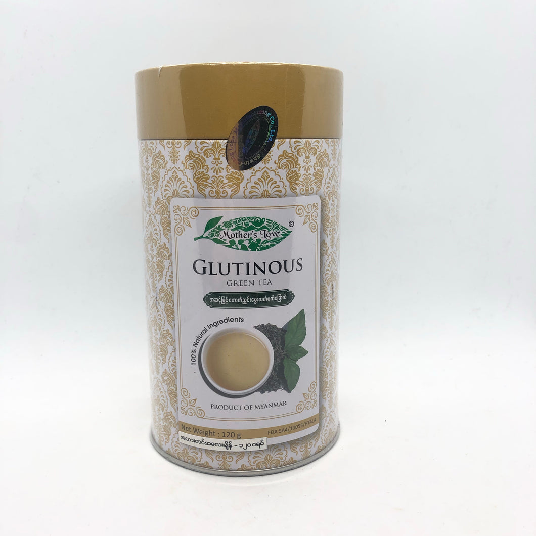 Mother’s Love Glutinous Green Tea (ကောက် ညှင်း မွေး လက် ဖက် ခြောက်)
