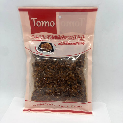 Tomo Dried Gar Fish Balachaung  (တို မို အာ ဗြဲခြောက် ဘာ လ ချောင်ကြော် - အစပ်)