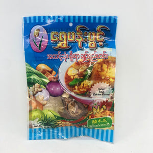 Shwe Pan Pwint Instant Chicken Quince Soup 10 pks (ရွှေပန်းပွင့်ချဉ်ဆော်ကားဟင်းချို)