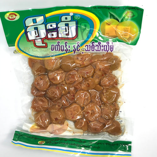 Soe San Preserved Damson (Ginger) (စိုး စံ မက် မန်း သီး နှင့် ဂျင်း)