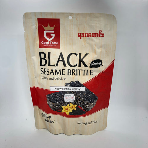 Yathar Kaung Black Sesame Brittle (ရ သာ ကောင်း နှမ်း နက် ယို)