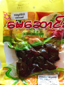 May Saung Preserved Seedless Plum Masalar (မေဆောင်း အ စေ့ လွတ် ဆီး သီး မ ဆ လာ