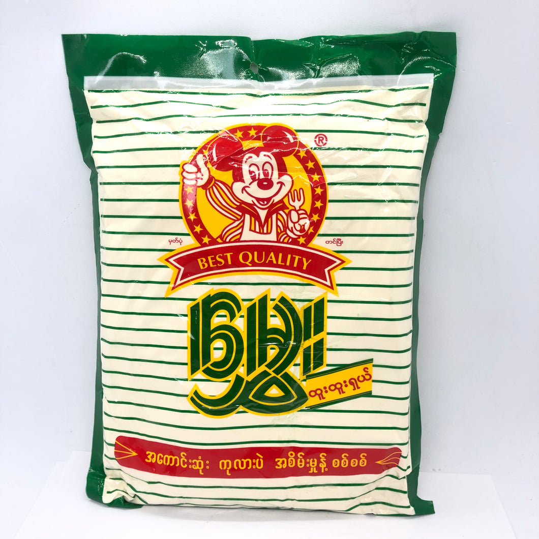 Hmwe Raw Bean Powder 400g (big)(မွှေးပဲမှုန့်အစိမ်း အထုတ် ကြီး)