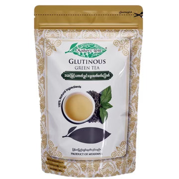 Mother’s Love Glutinous Green Tea (ကောက် ညှင်းမွှေး  လက် ဖက် ခြောက်)