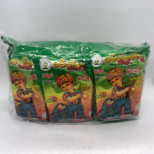 Pin Pyo Ywet Nu Tea Salad Kit (10) pks(ပင်ပျိုရွက်နုနတ်သုဒ္ဒါလက်ဖက်နှင့်အကြော်စုံ(၁၀)ထုတ်တွဲ) Sweet