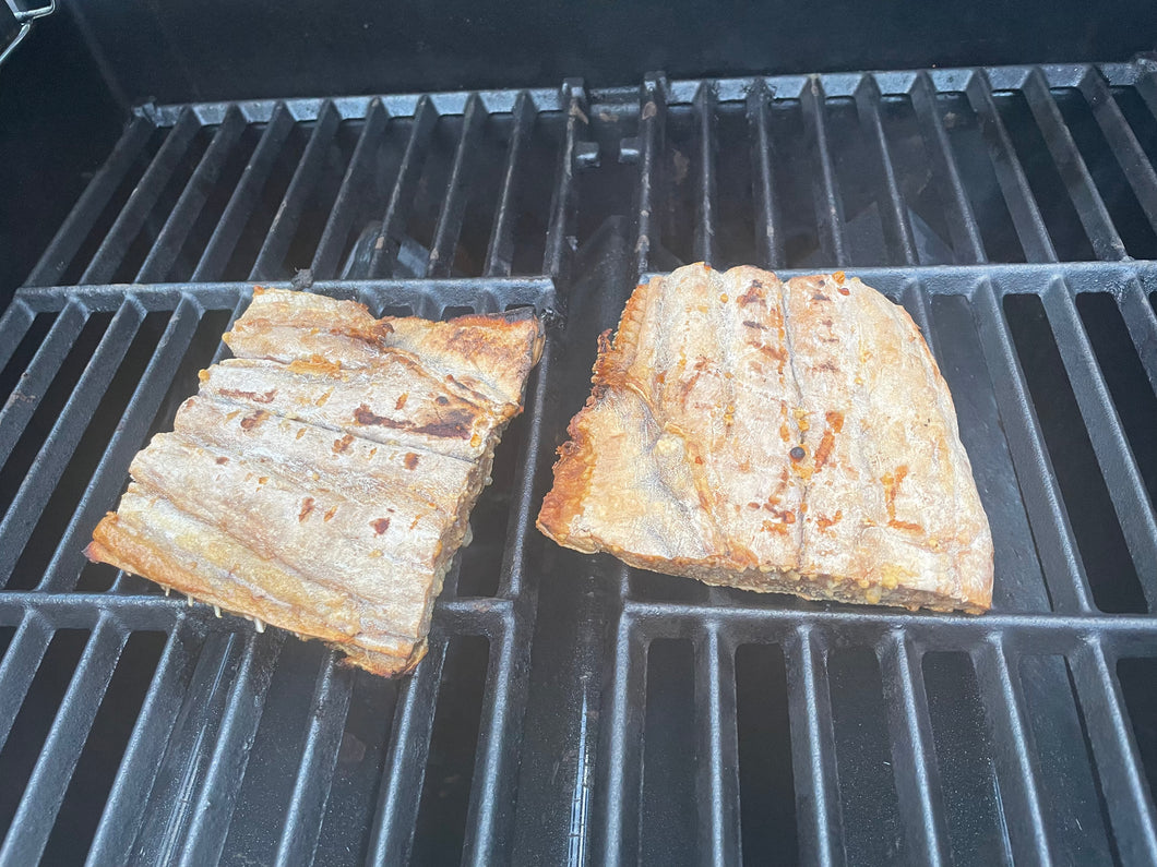 Roasted Nga Boke Chauk (ငါး ပုတ် ခြောက်မီး ကင်)