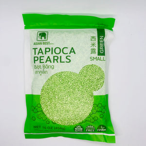 Asian Best Tapioca Pearls Green (သာကူ စေ့ အ စိမ်း)