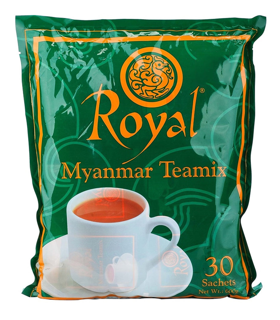 Royal Myanmar Tea Mix ( 30 Satchels) (ျမန္မာရြဳိင္ရယ္လက္ဖက္ရည္ခ်ိဳ) - Myanmar Food USA
